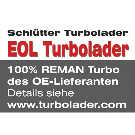 Турбина SCHLÜTTER TURBOLADER 172-02745EOL 53039 700020 1636612 53039880020 изображение 0