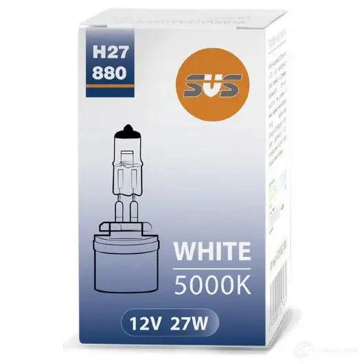Лампа галогеновая H27W/1 27 Вт 12 В 5000K SVS 0200031000 1439691497 P 1H7RIW