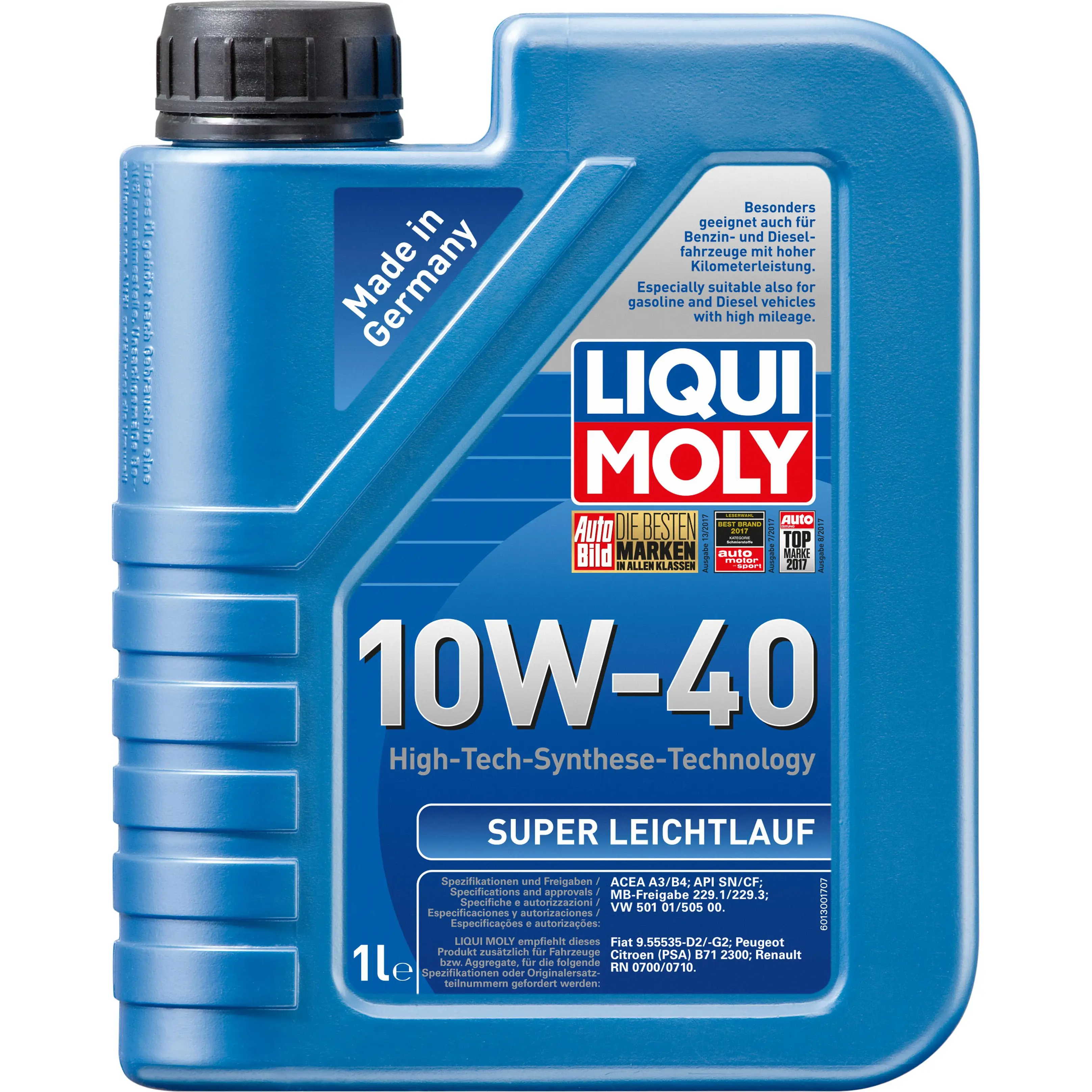 Моторное масло Super Leichtlauf 10W-40 LIQUI MOLY JQCVPZ P 000315 1194064743 9503 изображение 0