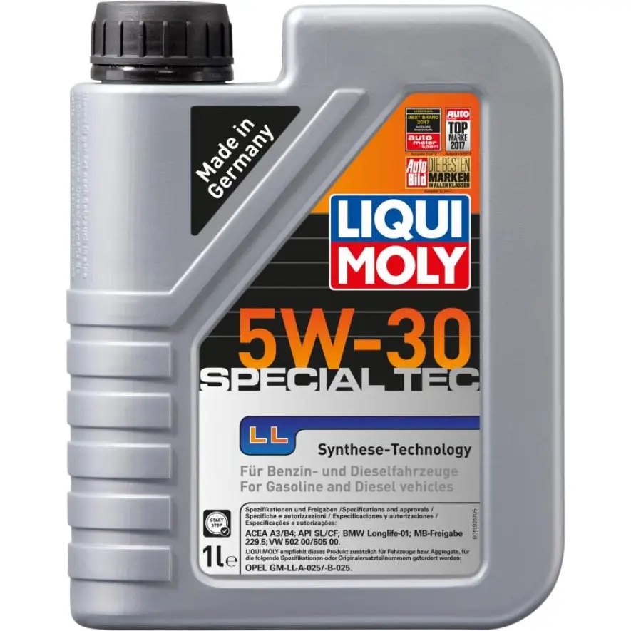 Моторное масло Special Tec LL 5W-30 LIQUI MOLY 9G9FL 1194063071 2447 P0003 14 изображение 0