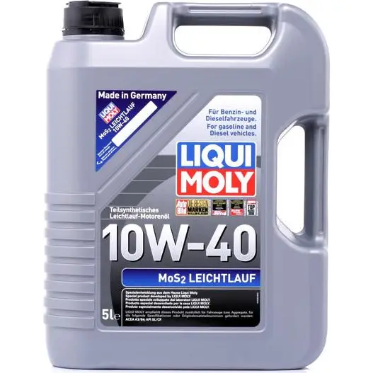 Моторное масло Mo S2 Leichtlauf 10W-40 LIQUI MOLY 2184 F4O1O 1194062969 P0 00207 - Изображение 1