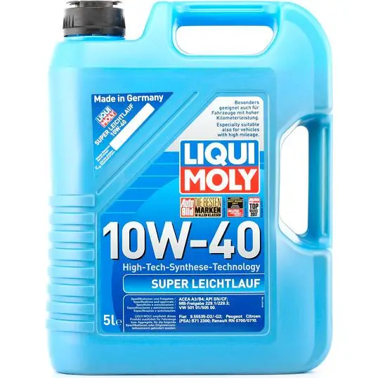 Моторное масло Super Leichtlauf 10W-40 LIQUI MOLY S3OU7BQ 9505 P0003 15 1194064747 изображение 0