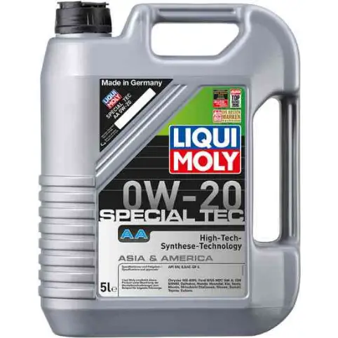 Моторное масло Special Tec AA 0W-20 LIQUI MOLY 1194064781 API SN 9734 Chrysler MS-6395 изображение 0