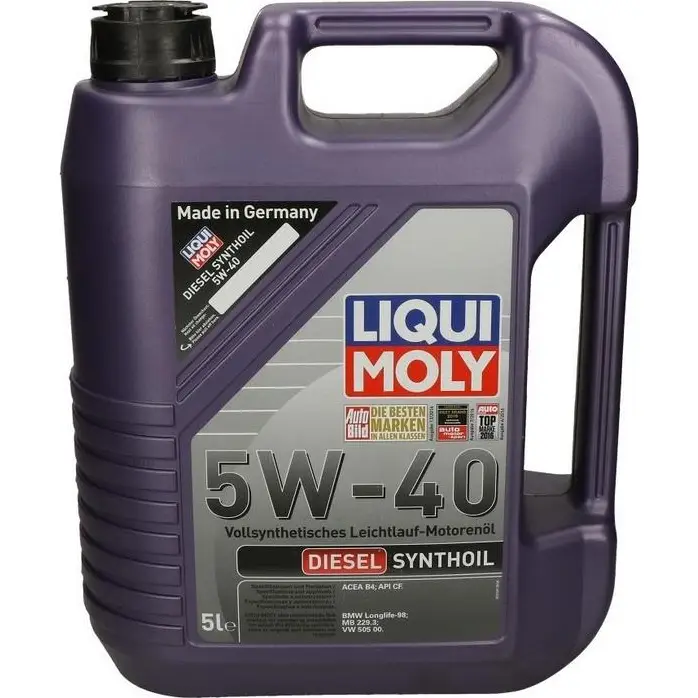 Моторное масло Diesel Synthoil 5W-40 LIQUI MOLY E88ZN 1341 P00034 0 1194062476 изображение 0