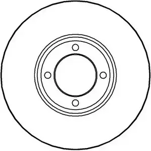 Тормозной диск NATIONAL 1675413 O RA0R NBD007 4YY08T изображение 0