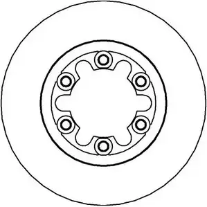 Тормозной диск NATIONAL NBD1025 J3DG3 KINU V 1675493 изображение 0