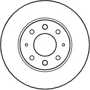Тормозной диск NATIONAL 3H5082Q NBD1134 GWX00 5 1675576 изображение 0