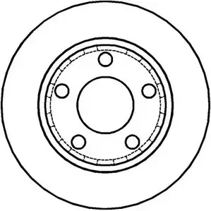 Тормозной диск NATIONAL 1LPTV NBD1172 1675614 022L4 PZ изображение 0