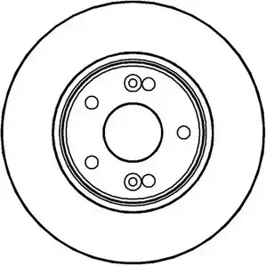 Тормозной диск NATIONAL QTZFKL NBD1175 P CE0IX 1675617 изображение 0
