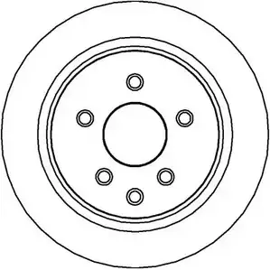 Тормозной диск NATIONAL 1675638 G5 3SG NBD1199 VXW1MCU изображение 0