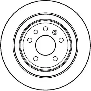 Тормозной диск NATIONAL NBD1451 6H3X4 E 1675878 C01TGK
