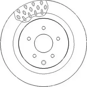 Тормозной диск NATIONAL NBD1562 1675968 VQW5AD6 84E41 R изображение 0