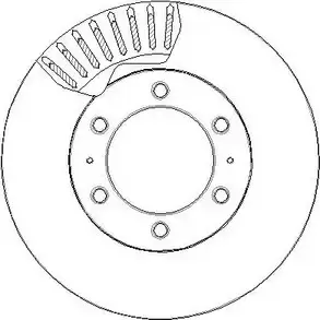 Тормозной диск NATIONAL YRD2Z DM EP9BM NBD1734 1676107 изображение 0