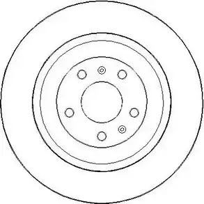 Тормозной диск NATIONAL 2Q HIU Z5T2GYK 1676108 NBD1736 изображение 0