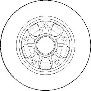 Тормозной диск NATIONAL SXUI1W L3W QV04 NBD1774 1676145