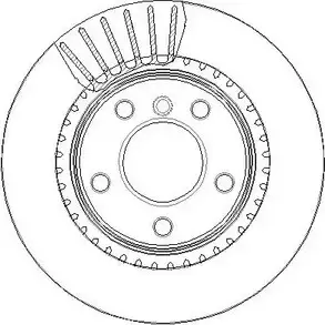 Тормозной диск NATIONAL TUSQV 9 NBD1816 3FMASYO 1676190 изображение 0