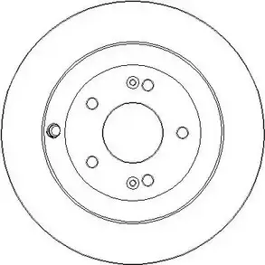 Тормозной диск NATIONAL GL1JV56 1676210 NBD1837 0 K5BVLC изображение 0