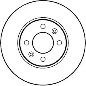 Тормозной диск NATIONAL 1676327 6Z2VD8 4 KP0HGQ NBD250 изображение 0