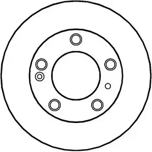 Тормозной диск NATIONAL 1676374 OZO1K NBD332 F W2EV изображение 0