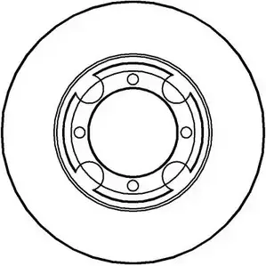 Тормозной диск NATIONAL FD9R 2 AN55E 1676432 NBD446 изображение 0