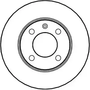 Тормозной диск NATIONAL NBD756 1676604 5 44TMH UW1X58A