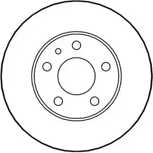 Тормозной диск NATIONAL W1MXA N1L52O C NBD776 1676617 изображение 0