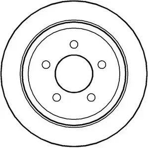 Тормозной диск NATIONAL 3 00AQUD F1QE6 1676687 NBD884 изображение 0