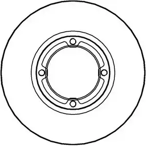 Тормозной диск NATIONAL NBD981 VACLDWV 1676759 K7 8TM изображение 0