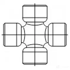 Крестовина 22x57 LOBRO 1437554544 U024 Z JW2CS изображение 2