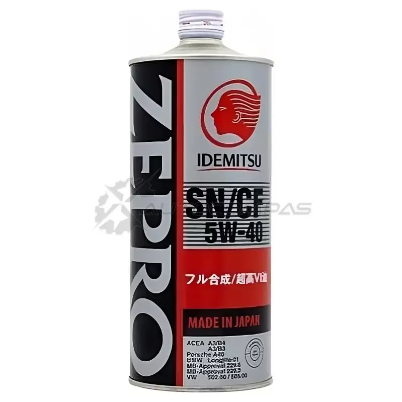 Моторное масло синтетическое ZEPRO EURO SPEC SN/CF 5W-40 - 1 л IDEMITSU 1849054 1441174189 J55 Q43 изображение 0