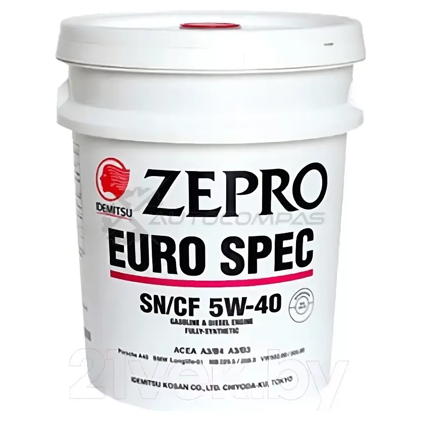 Моторное масло синтетическое ZEPRO EURO SPEC SN/CF 5W-40 - 20 л IDEMITSU 0MYK 7 1441174188 1849031 изображение 0