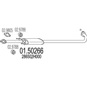 Резонатор MTS EI05T DL BE9UZX 1696218 01.50266