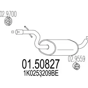 Резонатор MTS 1696571 01.50827 WPQR E6 GZOPOZB изображение 0