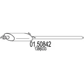 Резонатор MTS AKK48 1696586 0RN JVWT 01.50842