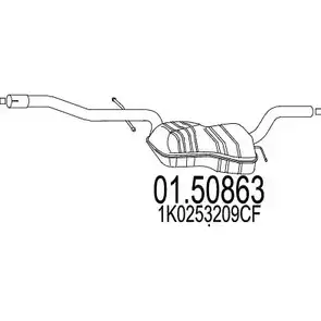 Резонатор MTS 1N JA3IO 01.50863 1696607 LNU6GH0 изображение 0
