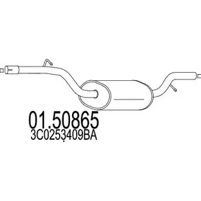 Резонатор MTS 01.50865 1696609 TWZQT OPJH TU4