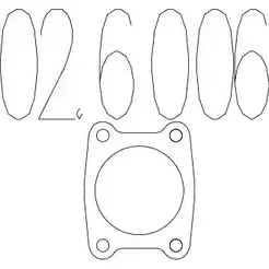 Прокладка трубы глушителя MTS 4BG58 1700430 02.6006 SV2W 0C