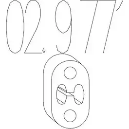 Резинка глушителя MTS 1701176 S6CJG9 M 4TARS 02.9771