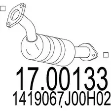 Сажевый фильтр ОГ MTS HH5FVL4 E87LF F 17.00133 1702767