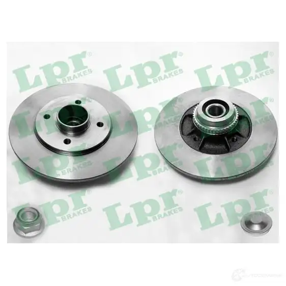 Тормозной диск LPR UBV1NHN R1035PC A R1035PCA 1736166 изображение 0