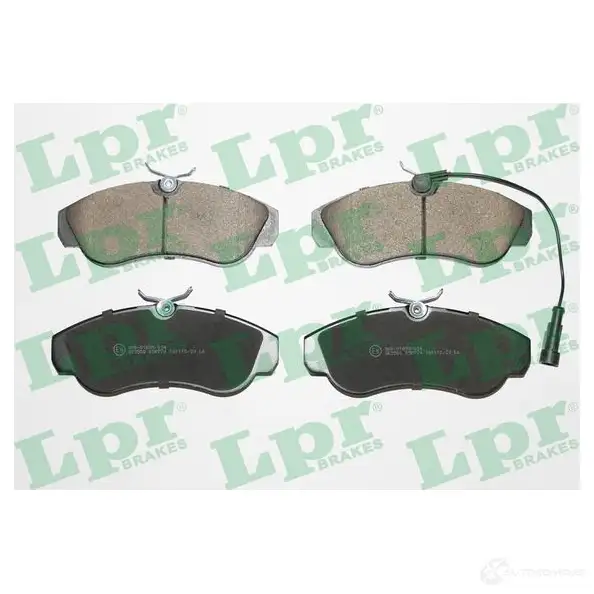 Тормозные колодки дисковые, комплект LPR 21799 1719950 2 1629 05P774
