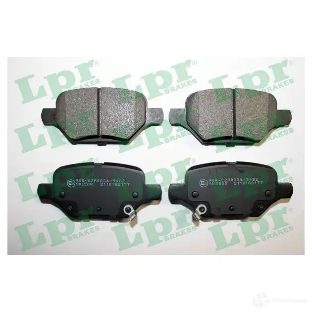 Тормозные колодки дисковые, комплект LPR 05P2177 111O BQ 1437924664