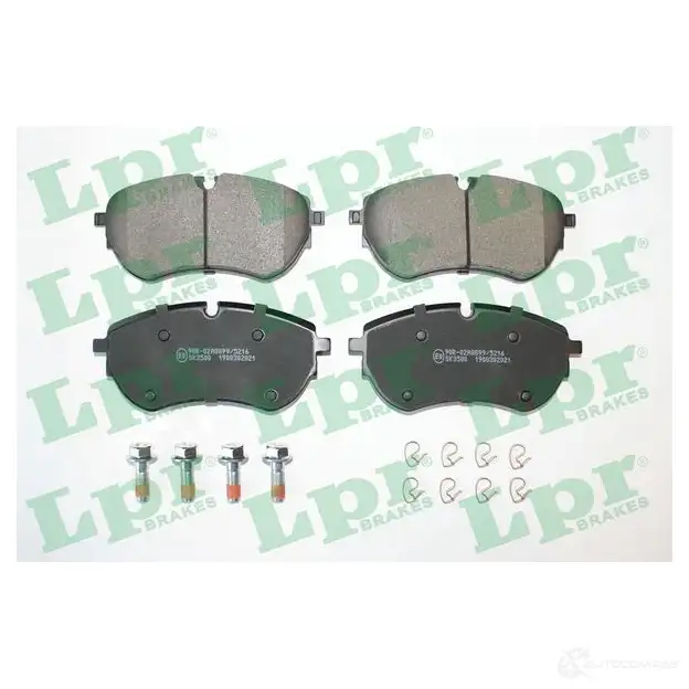 Тормозные колодки дисковые, комплект LPR Z8Q 394 05P2021 1437573205