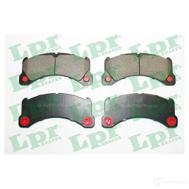 Тормозные колодки дисковые, комплект LPR 05P2153 1437564502 Z2 587
