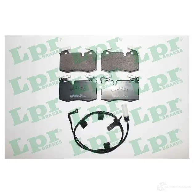Тормозные колодки дисковые, комплект LPR 24 478 1719035 05P1556A 5SP1556A