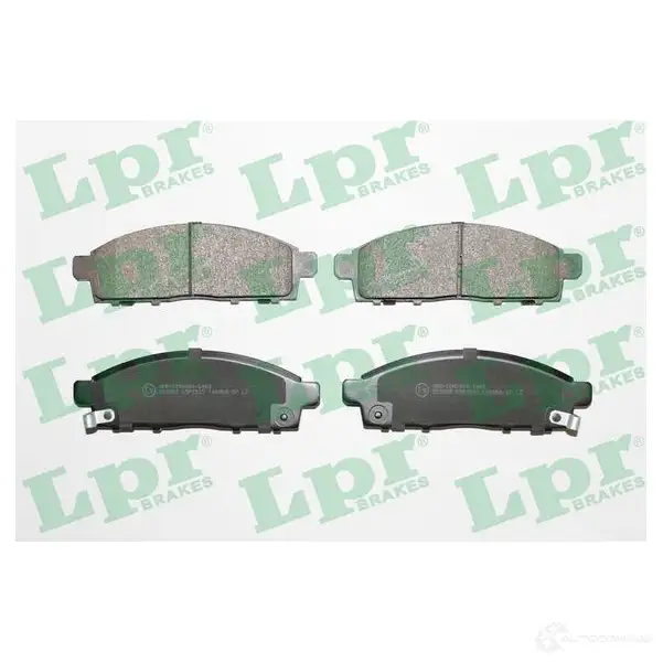 Тормозные колодки дисковые, комплект LPR 05P1533 25 087 1719014 25088