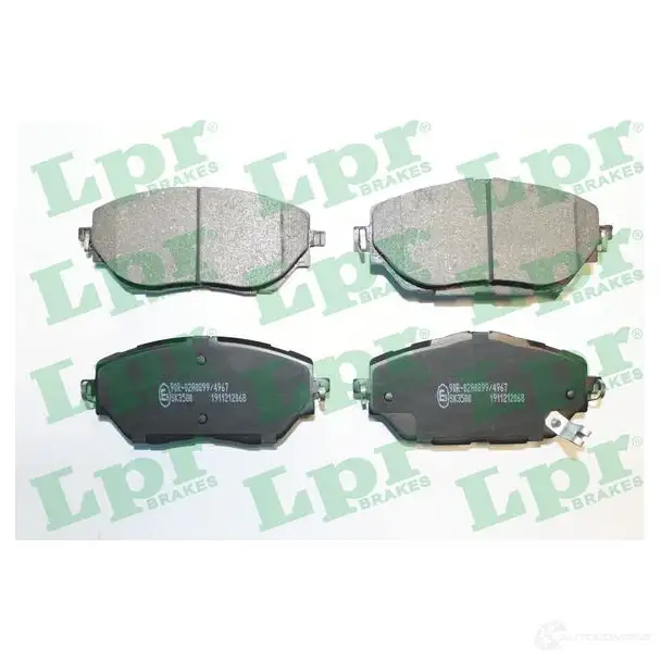 Тормозные колодки дисковые, комплект LPR 05P2068 1437564946 XOGDT F9