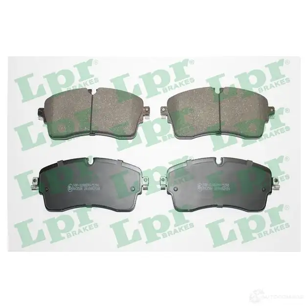 Тормозные колодки дисковые, комплект LPR 1437564893 XKUO NBH 05P2128