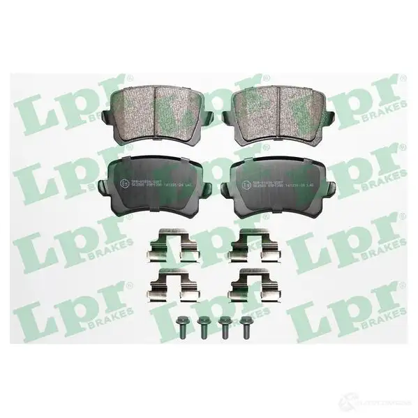 Тормозные колодки дисковые, комплект LPR 1437565154 L 90BNZT 05P1390K изображение 0