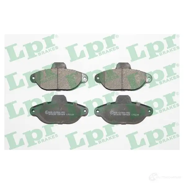 Тормозные колодки дисковые, комплект LPR 21 436 1719655 5SP464 05P464